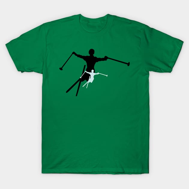 shadow skiing T-Shirt by asyrum